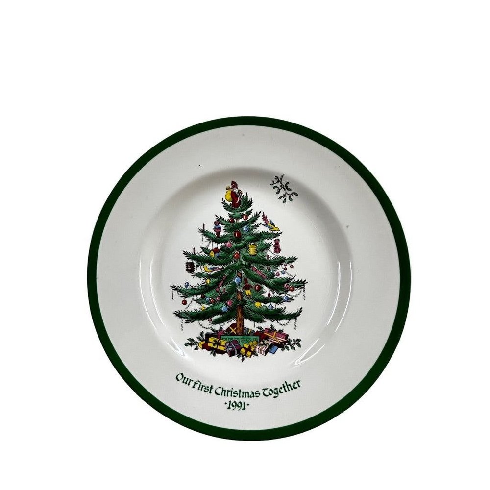 Vintage 1991 Spode "Our First Christmas Together" 10.5" Dinner Plate